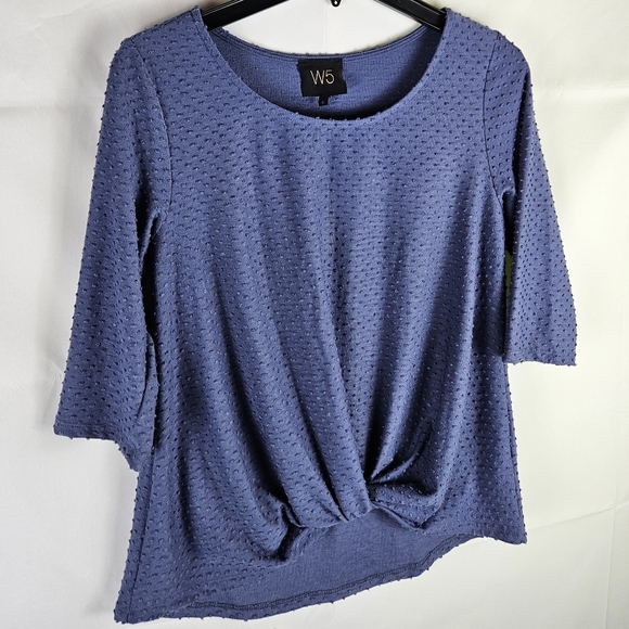 Vintage W5 by Anthropologie Swiss Blouse Size S | Retro VTG Casual Basic Spring - Picture 2 of 6